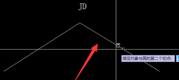 CAD中怎么根據(jù)切線(xiàn)交點(diǎn)繪制曲線(xiàn)