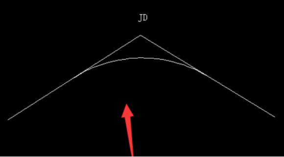 CAD中怎么根據(jù)切線(xiàn)交點(diǎn)繪制曲線(xiàn)