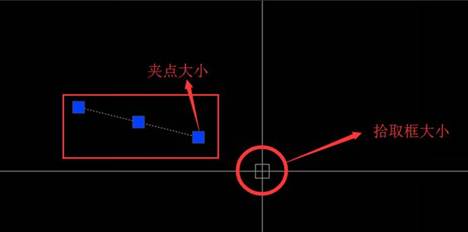 CAD怎么調整十字光標、拾取框、夾點等的大小