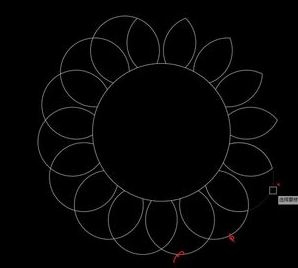 怎么用CAD畫(huà)一朵向日葵