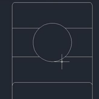 CAD繪制深溝球軸承的步驟
